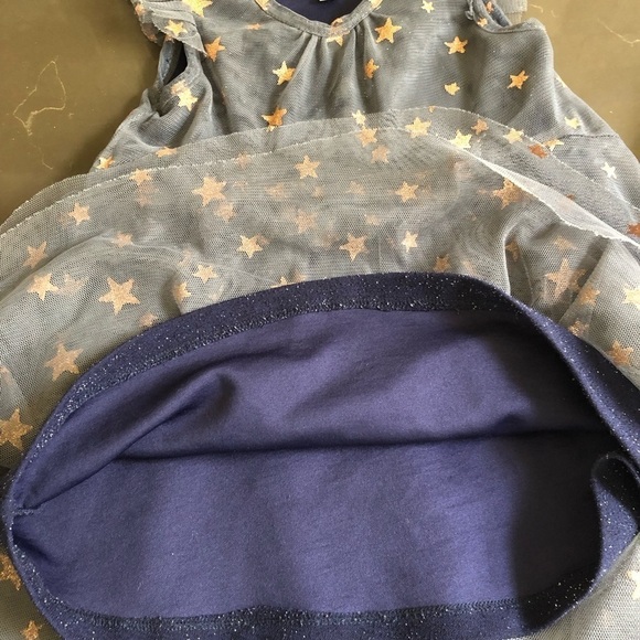 BCBG Girls Tulle Sparkle Star Dress size 2T - Picture 6 of 8